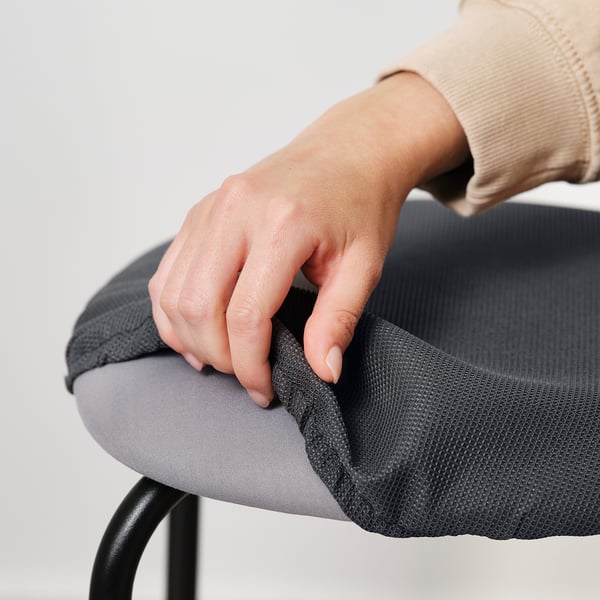 IKEA GULTARP Stool Anthracite/Remmarn Anthracite