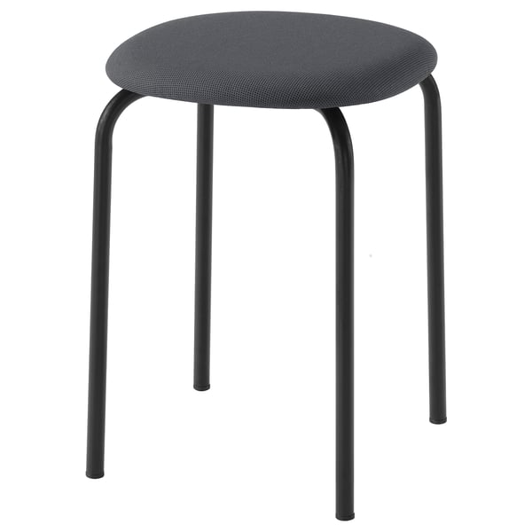IKEA GULTARP Stool anthracite/Remmarn anthracite