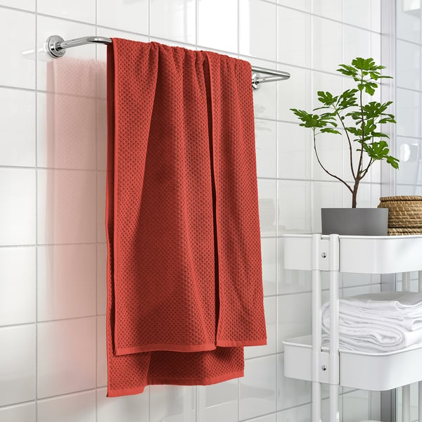 IKEA GULVIAL Bath Sheet Red-brown 39x59 "