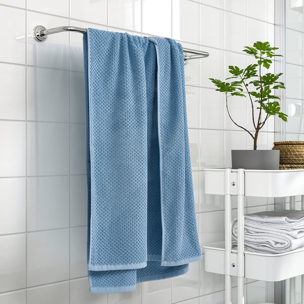 IKEA GULVIAL Bath Towel Dark Gray-blue 28x55 "