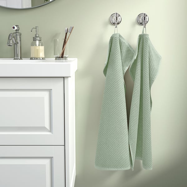 IKEA GULVIAL Hand Towel Pale Gray-green 16x28 "