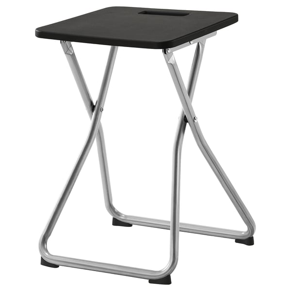 IKEA GUNDE Folding stool black
