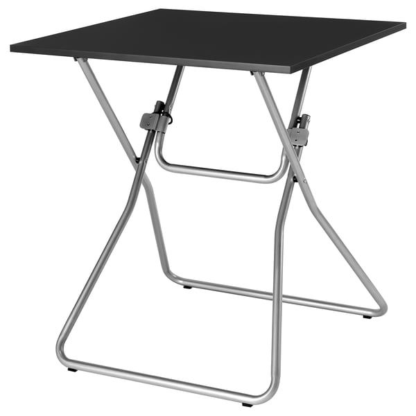 IKEA GUNDE Folding table black 26 3/8x26 3/8 "
