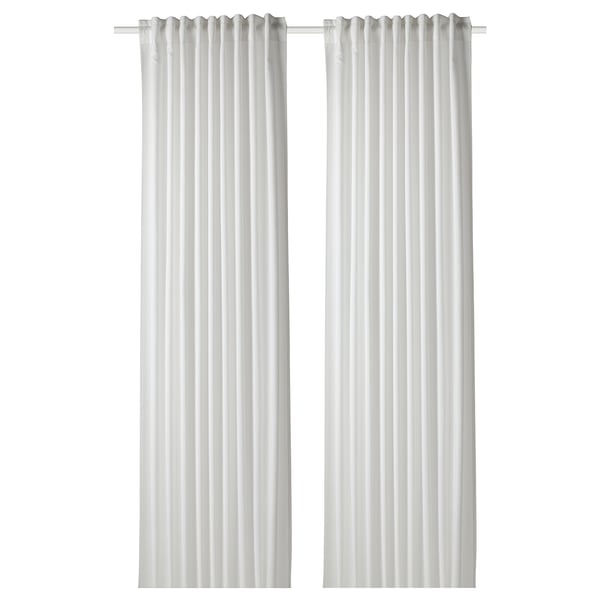 IKEA GUNNLAUG Sound absorbing curtain white 57x98 "