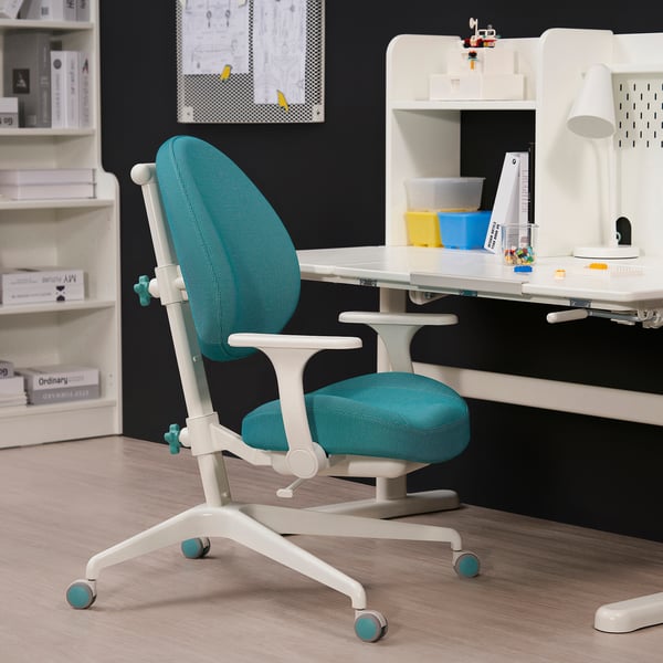 IKEA GUNRIK Child's Desk Chair Turquoise