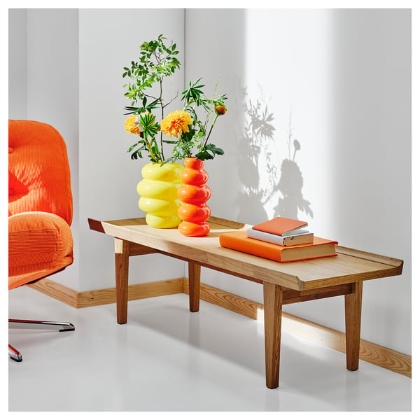 IKEA GUTTANE Coffee Table Oak 45 5/8x15 3/8 "