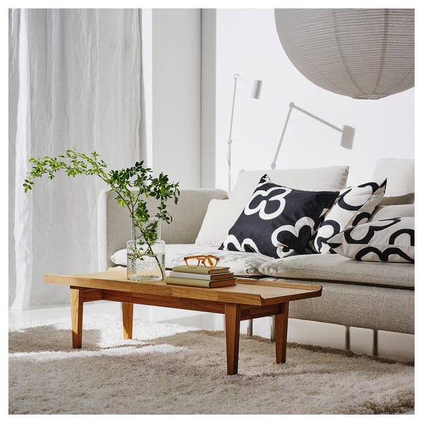 IKEA GUTTANE Coffee Table Oak 45 5/8x15 3/8 "