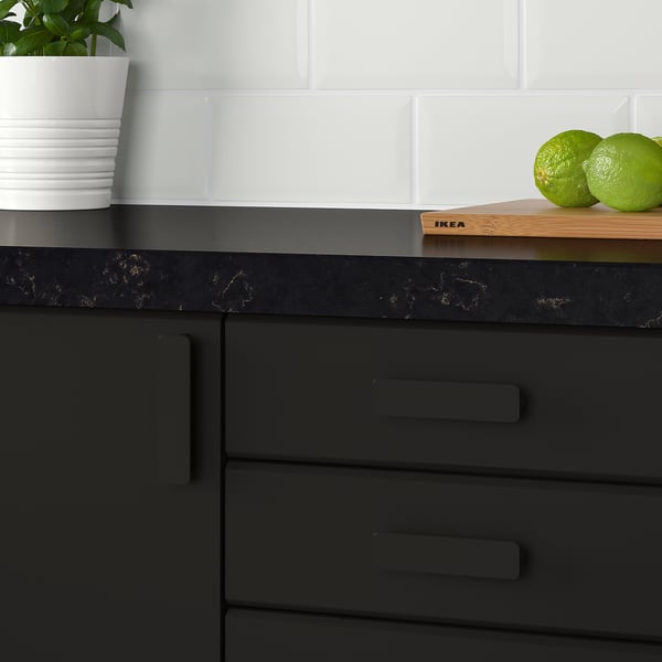IKEA HACKÅS Handle Anthracite 3 15/16 "