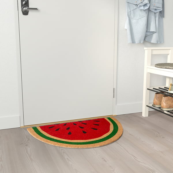 IKEA HALLSPÅR Door Mat Watermelon 1 ' 8 "x2 ' 11 "