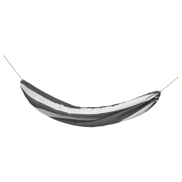 IKEA HAMNÖN Hammock anthracite/white 59x104 3/8 "