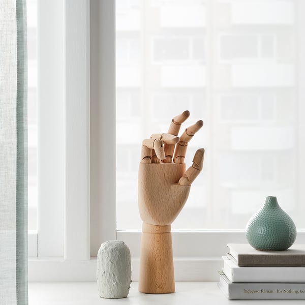 IKEA HANDSKALAD Decoration Hand Natural