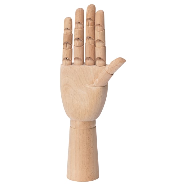 IKEA HANDSKALAD Decoration hand natural