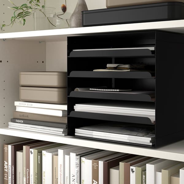 IKEA HARVMATTA Letter Tray Anthracite