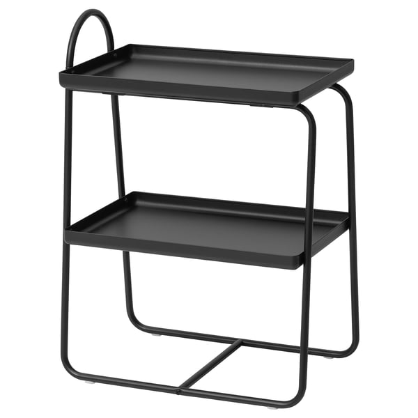 IKEA HATTÅSEN Bedside table/shelf unit black