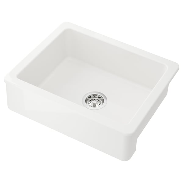 IKEA HAVSEN Apron front sink white 25x19 "