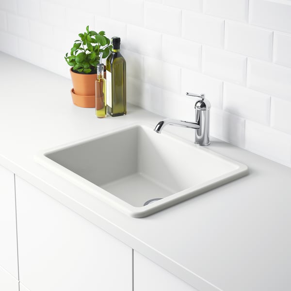 IKEA HAVSEN Sink White 21x19 "