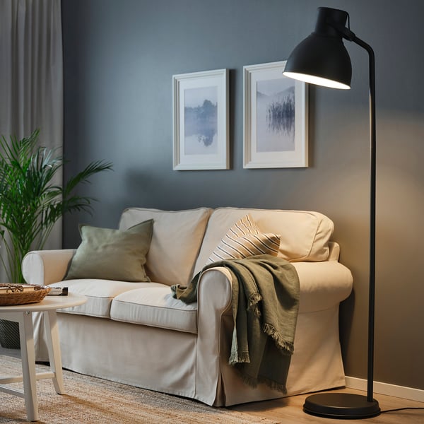 IKEA HEKTAR Floor Lamp Dark Gray