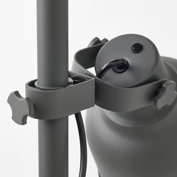 IKEA HEKTAR Floor Lamp With 3-spotlights Dark Gray