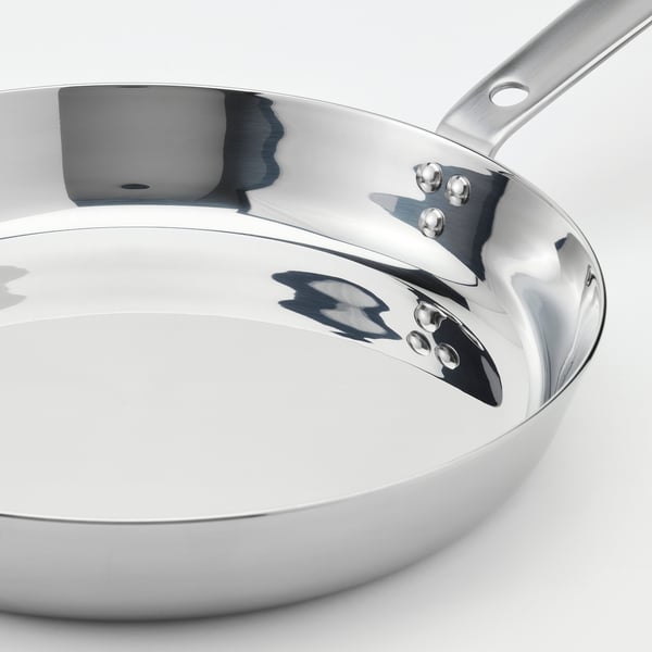 IKEA HEMKOMST Frying Pan Stainless Steel 11 "