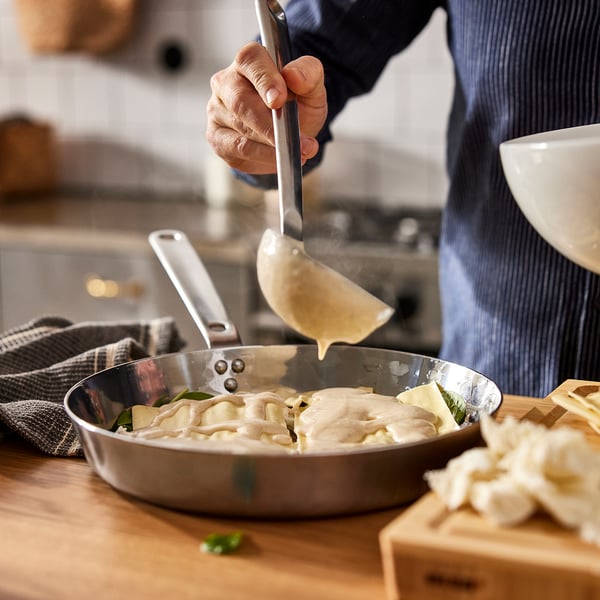 IKEA HEMKOMST Frying Pan Stainless Steel 11 "