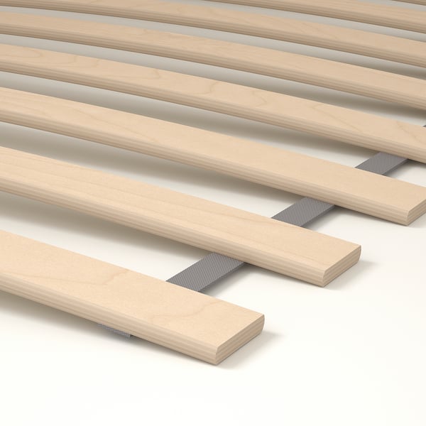 IKEA HEMNES Bed Frame White Stain/Luröy Queen