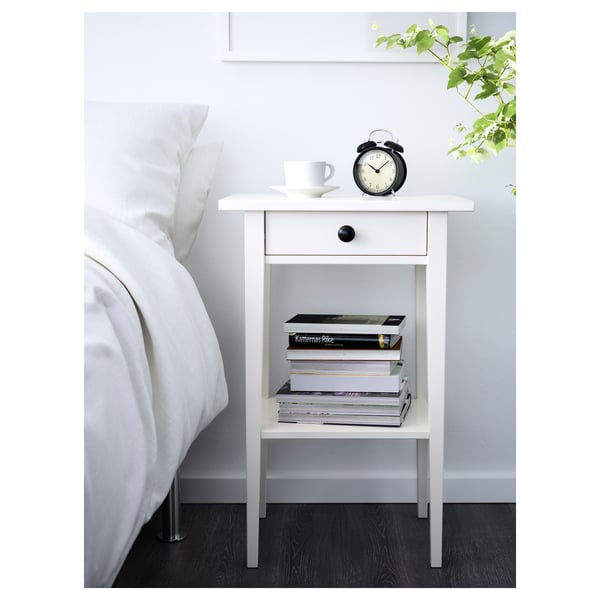 IKEA HEMNES Nightstand White Stain 18 1/8x13 3/4 "