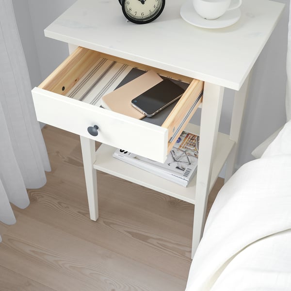 IKEA HEMNES Nightstand White Stain 18 1/8x13 3/4 "