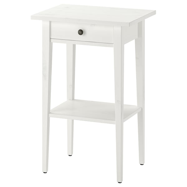 IKEA HEMNES Nightstand white stain 18 1/8x13 3/4 "