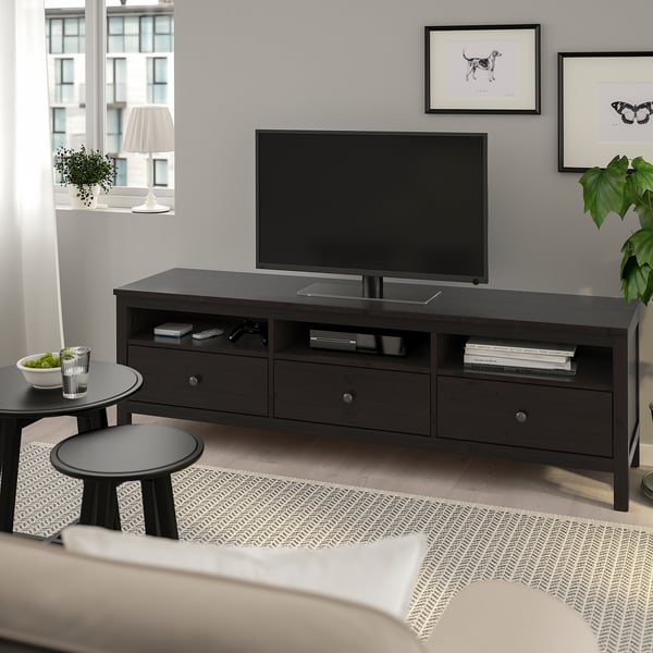 IKEA HEMNES TV Unit Black-brown 72x18 1/2x22 1/2 "
