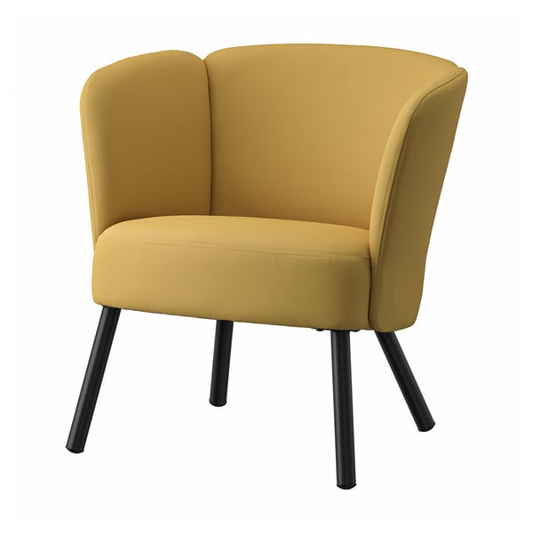 IKEA HERRÅKRA Armchair Diseröd dark yellow
