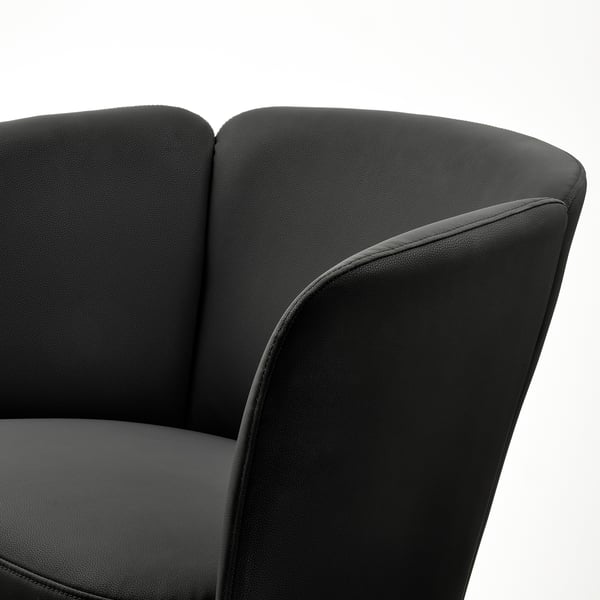 IKEA HERRÅKRA Armchair Skulsta Black