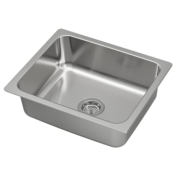 IKEA HILLESJÖN Sink stainless steel 22x18 1/8 "