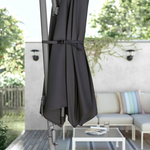 IKEA HISSÖ Umbrella Hanging Anthracite 118 1/8 "