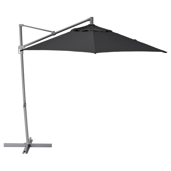 IKEA HISSÖ Umbrella hanging anthracite 118 1/8 "