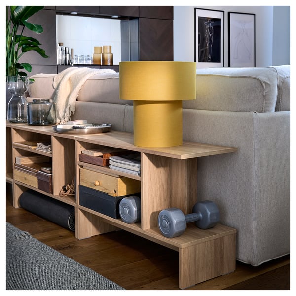 IKEA HOLMERUD Side Table Oak Effect 31 1/2x12 1/4 "