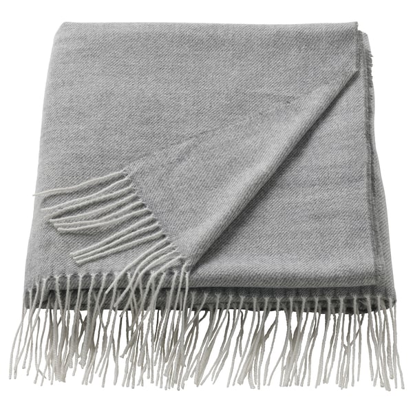 IKEA HOLMVI Throw gray 47x63 "