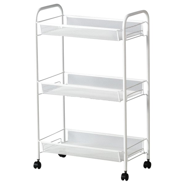 IKEA HORNAVAN Cart white 10 1/4x18 7/8x30 3/8 "