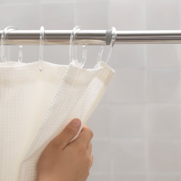 IKEA HORNEN Shower Curtain Tension Rod 47-79 "