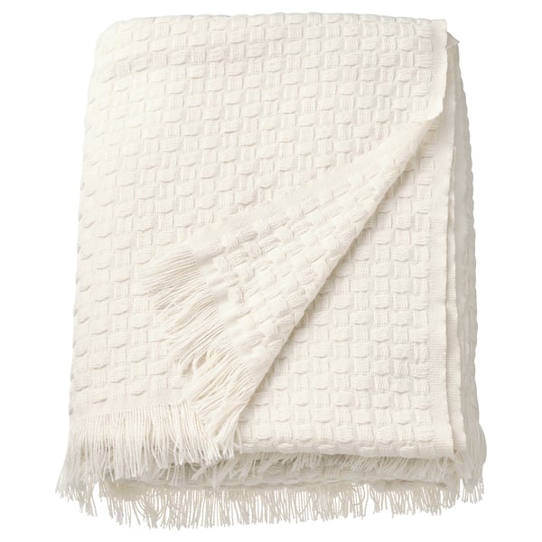 IKEA HORNMAL Throw off-white 51x67 "