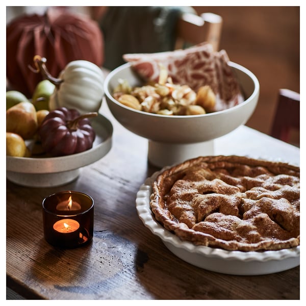 IKEA HÖSTAGILLE Pie Plate Off-white 13 "
