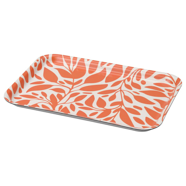 IKEA HÖSTAGILLE Tray orange 8x11 "