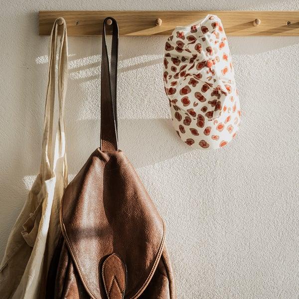 IKEA HÖVOLM Rack With 6 Knobs Oak