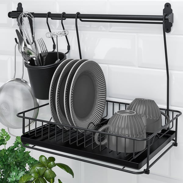 IKEA HULTARP Dish Drainer Black