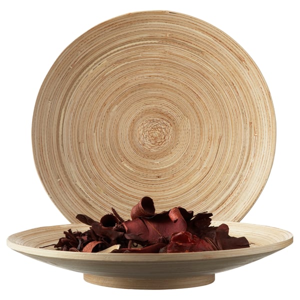 IKEA HULTET Decoration Dish Bamboo 12 "