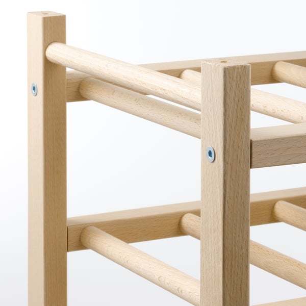 IKEA HUTTEN 9-bottle Wine Rack Solid Wood