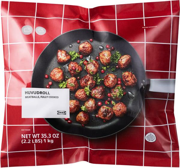 IKEA HUVUDROLL Meatballs frozen 2 lb 3 oz
