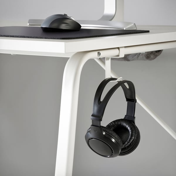 IKEA HUVUDSPELARE Gaming Desk Beige 55 1/8x31 1/2 "