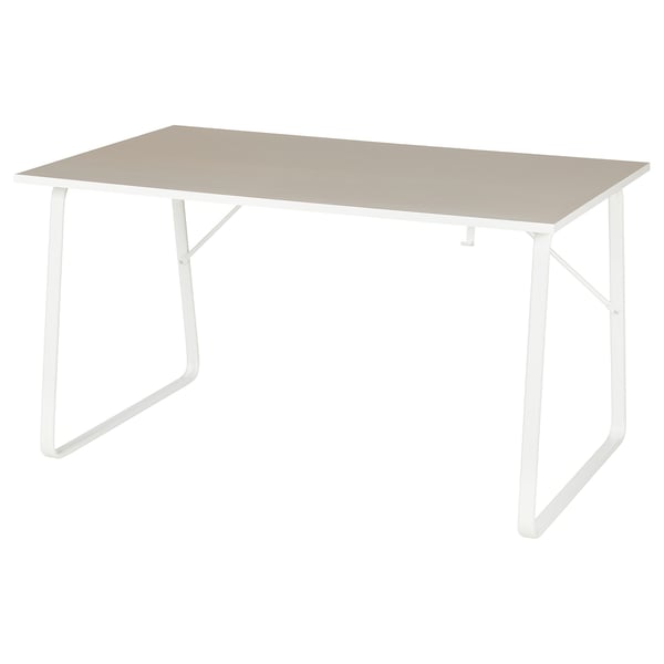IKEA HUVUDSPELARE Gaming desk beige 55 1/8x31 1/2 "