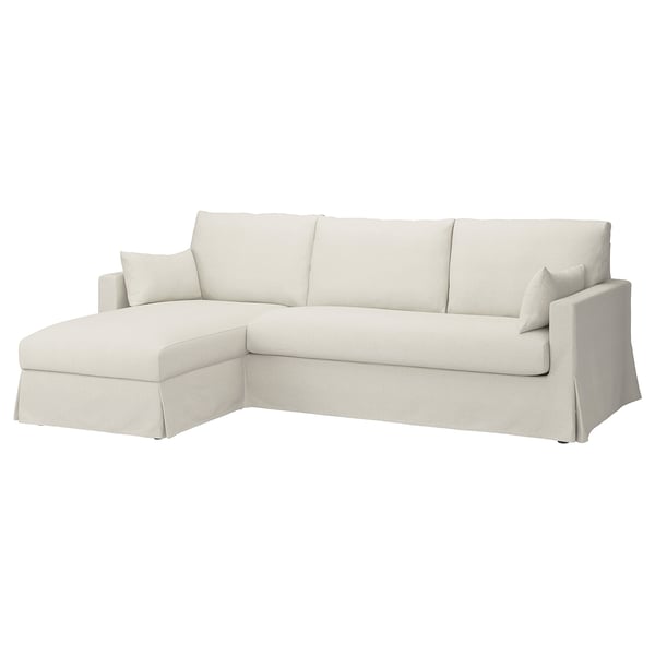 IKEA HYLTARP Sofa w chaise left Gransel natural