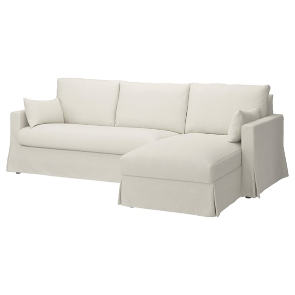 IKEA HYLTARP Sofa w chaise right Gransel natural